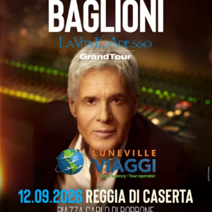 BUS CLAUDIO BAGLIONI AT REGGIA DI CASERTA – CASERTA